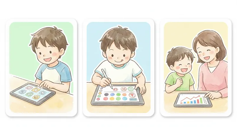 子どもの成長記録アプリ『nobii -ノビー-』使い方3ステップ